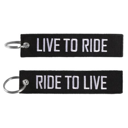 Ride To Live, Live To Ride - Sleutelhanger - Motor - Scooter - Auto - Universeel - Accessoires