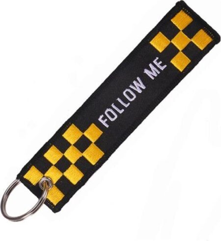 Follow Me (Zwart) - Sleutelhanger - Motor - Scooter - Auto - Universeel - Accessoires