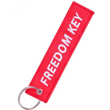 Freedom Key Rood - Sleutelhanger - Motor - Scooter - Auto - Universeel - Accessoires