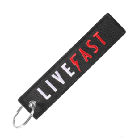 Live Fast - Sleutelhanger - Motor - Scooter - Auto - Universeel - Accessoires