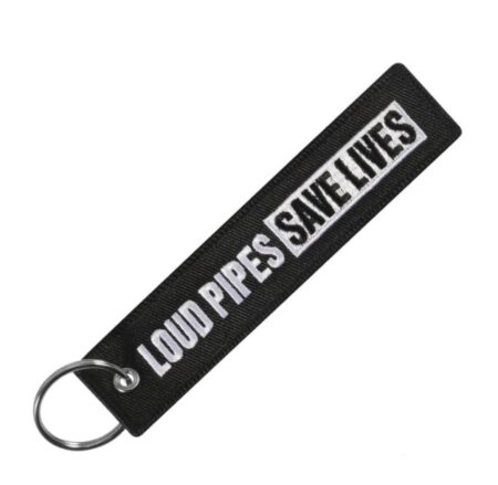 Loud Pipes Save Lives - Sleutelhanger - Motor - Scooter - Auto - Universeel - Accessoires