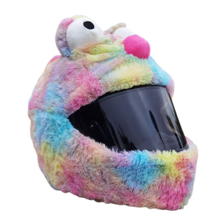 Regenboog - Helmcover - Motor - Scooter - Universeel - Accessoires