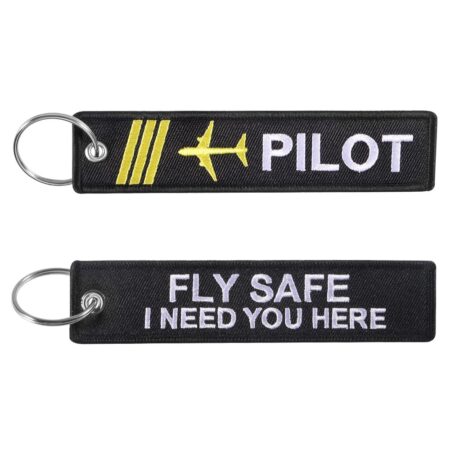 Pilot Fly Safe I Need You Here - Sleutelhanger - Motor - Scooter - Auto - Universeel - Accessoires