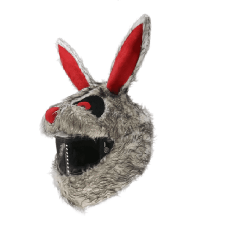 Helmcovers  - Horror Bunny - Helmcover - Motor - Scooter - Universeel - Accessoires