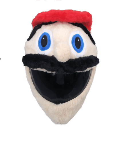 Helmcovers  - Funny Red Puppet - Helmcover - Motor - Scooter - Universeel - Accessoires