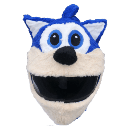 Helmcovers  - Fast Funny Blue - Helmcover - Motor - Scooter - Universeel - Accessoires