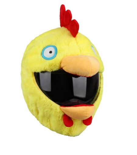 Helmcovers  - Yellow Chicken - Helmcover - Motor - Scooter - Universeel - Accessoires