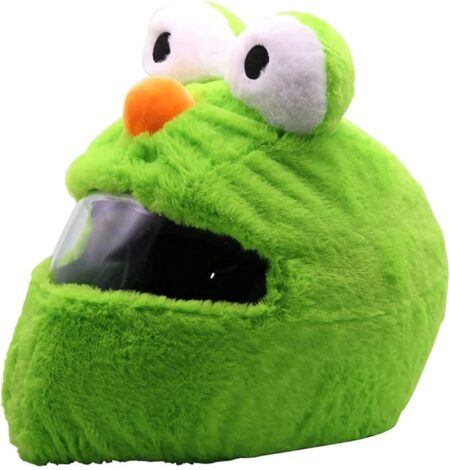 Helmcovers  - Green Monster - Helmcover - Motor - Scooter - Universeel - Accessoires