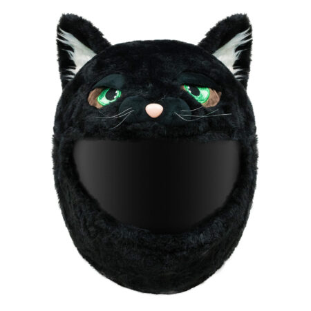 Helmcovers  - Black Cat - Helmcover - Motor - Scooter - Universeel - Accessoires