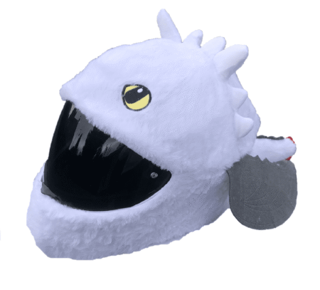 Helmcovers  - White Dragon - Helmcover - Motor - Scooter - Universeel - Accessoires